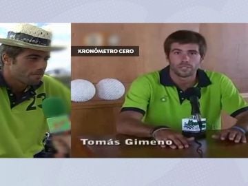 La voz de Tomás Gimeno.