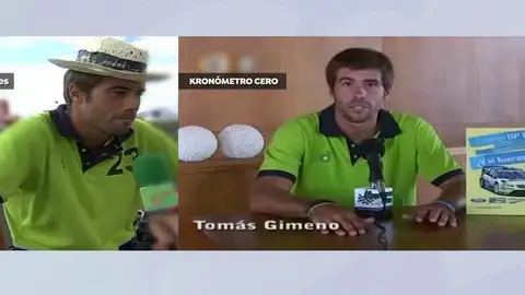 La voz de Tomás Gimeno. La voz de Tomás Gimeno.