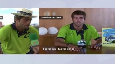 La voz de Tomás Gimeno antes de desaparecer: 