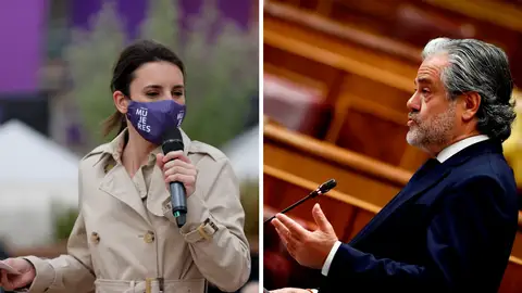 Irene Montero y Marcos de Quinto Irene Montero y Marcos de Quinto