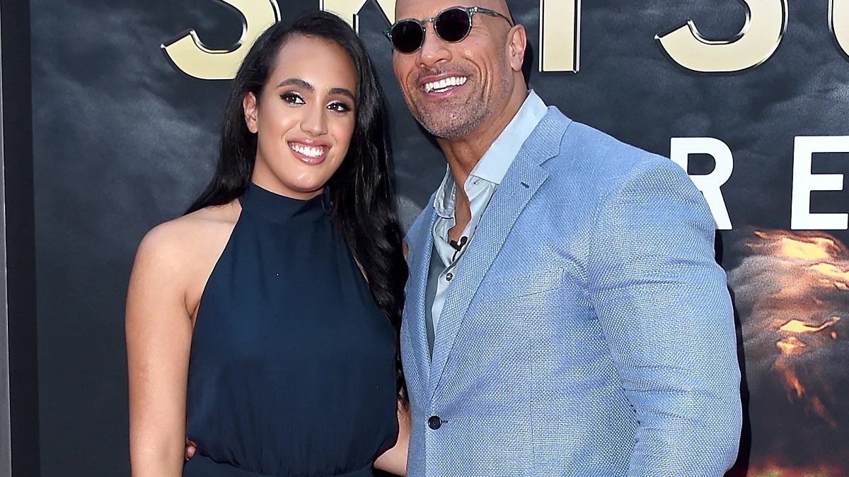 Dwayne Johnson y su hija Simone Alexandra Dwayne Johnson y su hija Simone Alexandra
