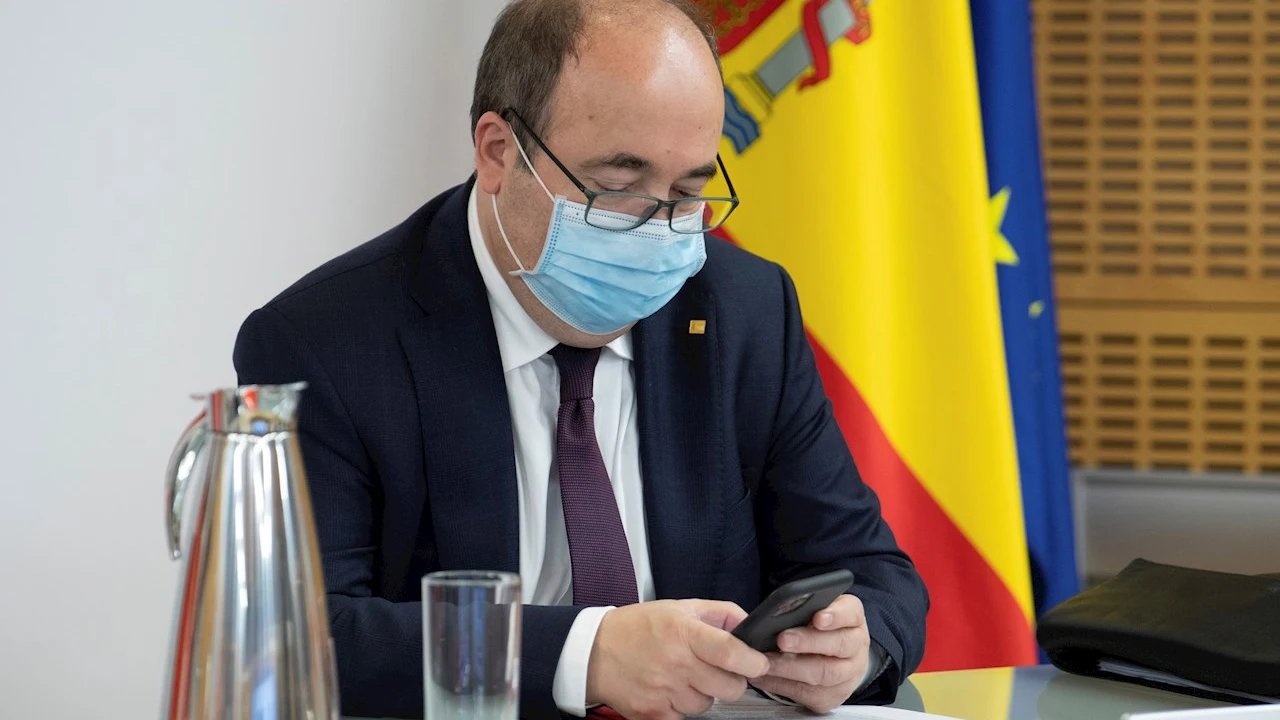 El titular de Política Territorial, Miquel Iceta El titular de Política Territorial, Miquel Iceta