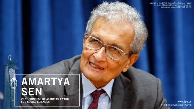 El filósofo y economista indio Amartya Sen, premio Princesa de Asturias de Ciencias Sociales 2021 El filósofo y economista indio Amartya Sen, premio Princesa de Asturias de Ciencias Sociales 2021