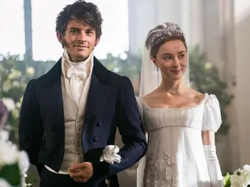 Jonathan Bailey y Phoebe Dynevor como Anthony y Daphne Bridgerton Jonathan Bailey y Phoebe Dynevor como Anthony y Daphne Bridgerton