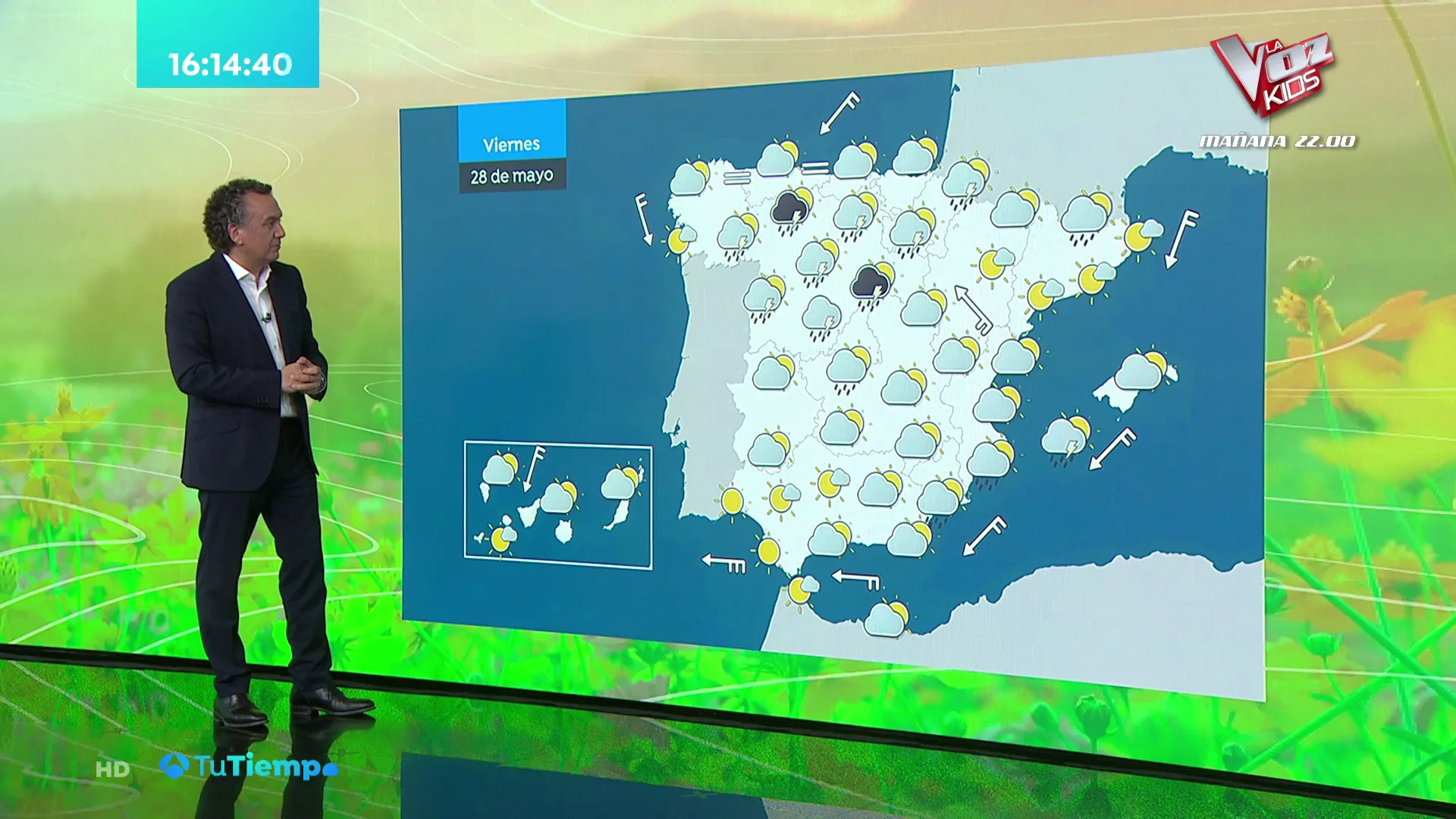 La previsión del tiempo hoy: Suben las temperaturas en la mitad norte con chubascos en el sudeste La previsión del tiempo hoy: Suben las temperaturas en la mitad norte con chubascos en el sudeste