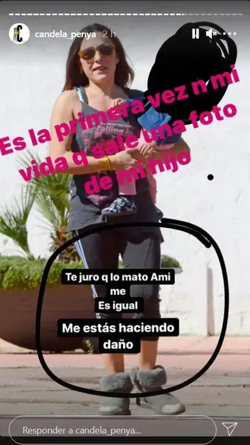 La publicación de Candela Peña La publicación de Candela Peña