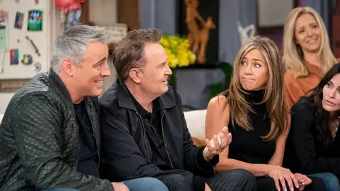 Imagen promocional del reencuentro de los actores de la serie 'Friends' Imagen promocional del reencuentro de los actores de la serie 'Friends'