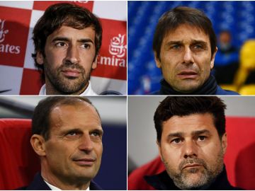 Encuesta: ¿Quién te gustaría que fuera el próximo entrenador del Real Madrid: Pochettino, Allegri, Conte o Raúl? 