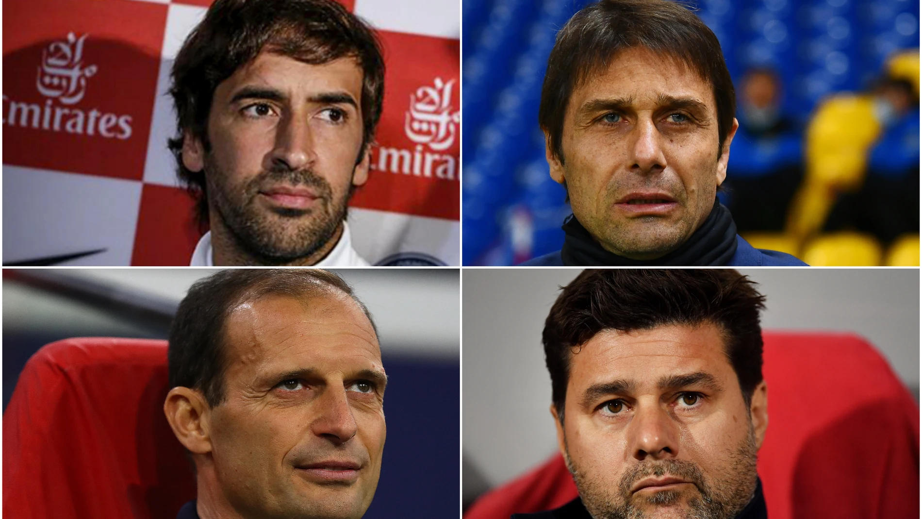 Encuesta: ¿Quién te gustaría que fuera el próximo entrenador del Real Madrid: Pochettino, Allegri, Conte o Raúl? 