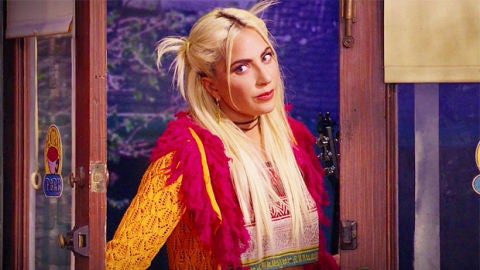 Lady Gaga en la reunión de 'Friends'