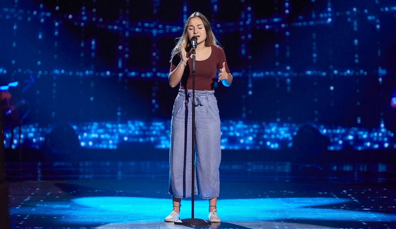Noa Hern&aacute;ndez canta &lsquo;Con la miel en los labios&rsquo; en las Audiciones a ciegas de &lsquo;La Voz Kids&rsquo;