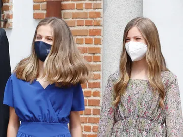 La princesa Leonor y su hermana, la infanta Sofía La princesa Leonor y su hermana, la infanta Sofía