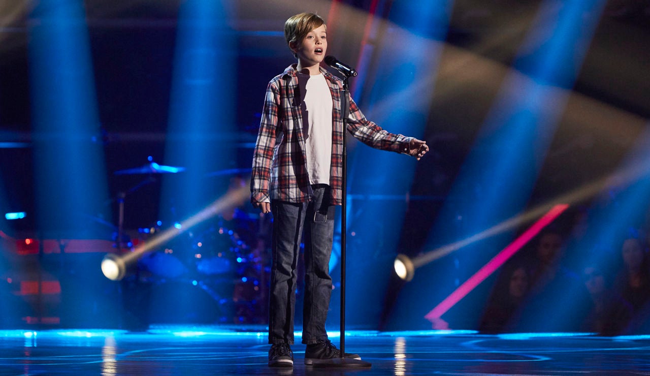 Alain S&aacute;nchez canta &lsquo;Aire&rsquo; en las Audiciones a ciegas de &lsquo;La Voz Kids&rsquo;