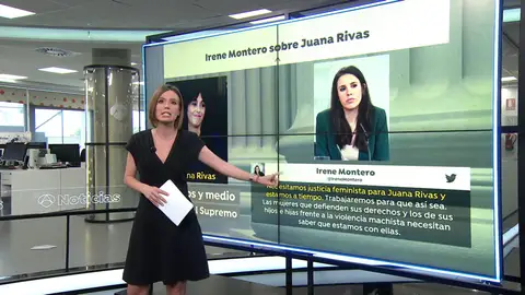 Irene Montero pide "justicia feminista" para Juana Rivas Irene Montero pide "justicia feminista" para Juana Rivas