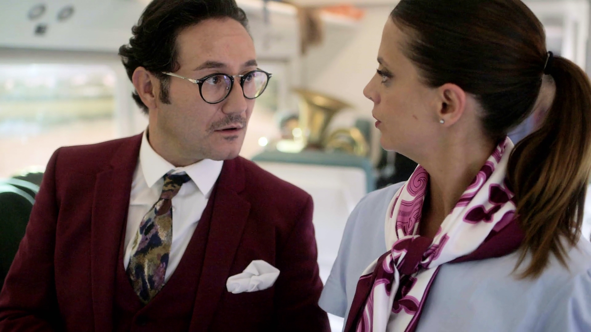 Carlos Santos y Macarena Gómez en 'Sí, quiero (Corredor)'