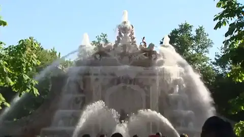 Las fuentes de los Jardines de la Granja de San Ildefonso (Segovia) vuelven hoy a funcionar Las fuentes de los Jardines de la Granja de San Ildefonso (Segovia) vuelven hoy a funcionar