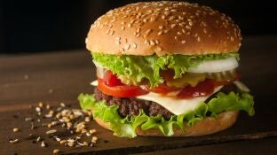 Imagen de archivo de una hamburguesa