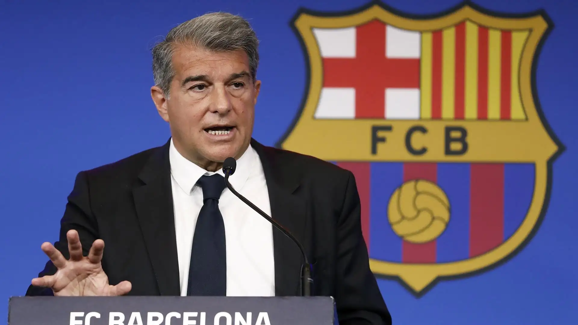 Joan Laporta, presidente del Fútbol Club Barcelona Joan Laporta, presidente del Fútbol Club Barcelona