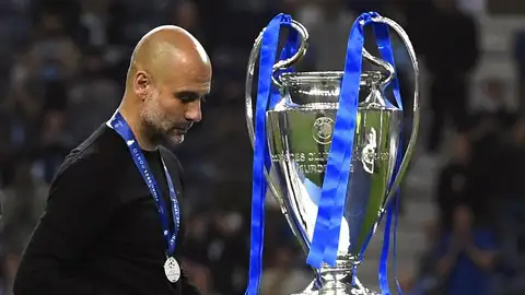 Guardiola, tras perder la final de la Champions League con el Manchester City ante el Chelsea: "Ellos son muy físicos" Guardiola, tras perder la final de la Champions League con el Manchester City ante el Chelsea: "Ellos son muy físicos"