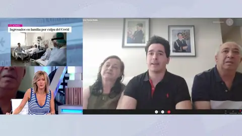Familia ingresada por Covid. Familia ingresada por Covid.