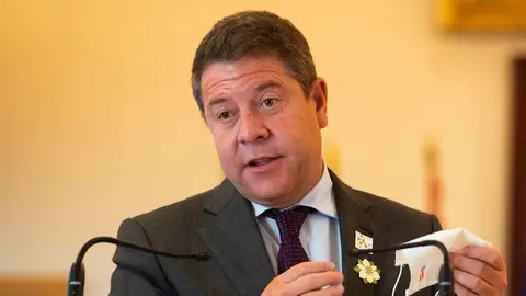 El presidente de Castilla - La Mancha, Emiliano García-Page El presidente de Castilla - La Mancha, Emiliano García-Page