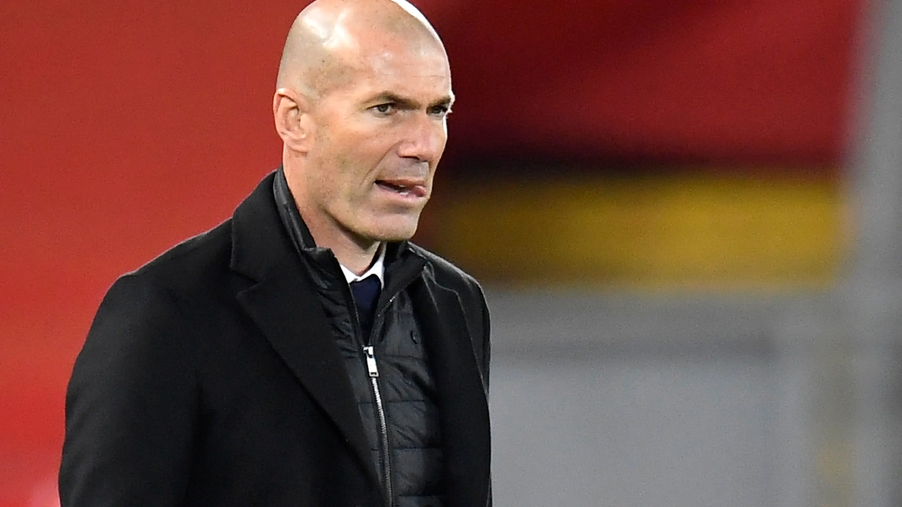 Zidane, en un partido del Real Madrid Zidane, en un partido del Real Madrid