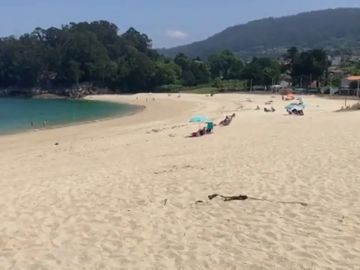 Una playa de Galicia