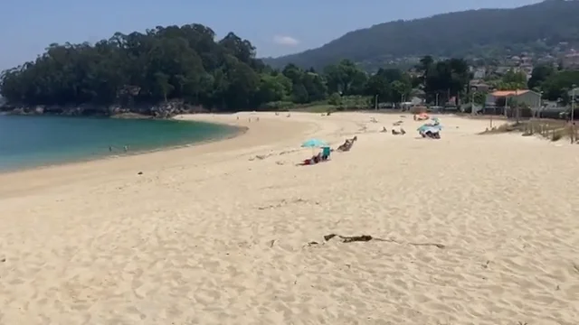 Una playa de Galicia Una playa de Galicia