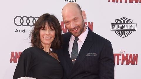 Evangeline Lilly y Corey Stoll en la premiere de 'Ant-Man'
