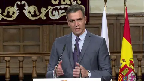 Pedro Sánchez, sobre lo indultos: "La decisión que tomemos nos permitirá pasar de un mal pasado a un futuro mejor" Pedro Sánchez, sobre lo indultos: "La decisión que tomemos nos permitirá pasar de un mal pasado a un futuro mejor"