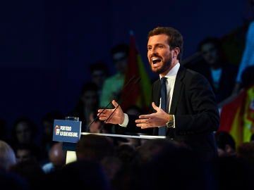 El líder del Partido Popular, Pablo Casado