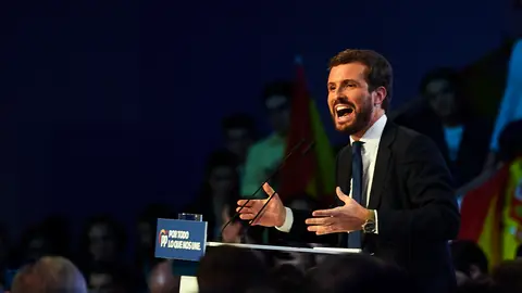 El líder del Partido Popular, Pablo Casado El líder del Partido Popular, Pablo Casado
