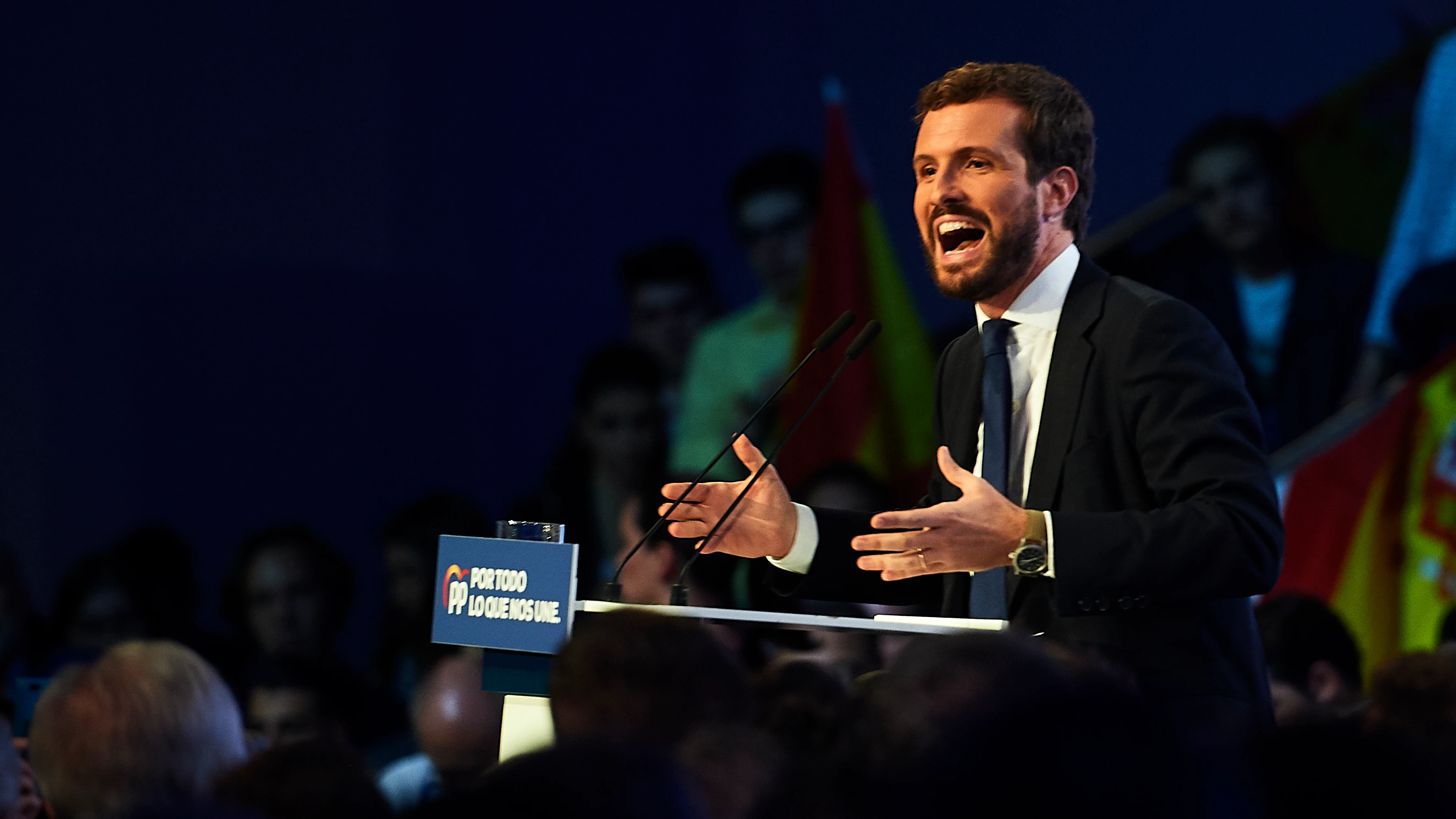 El líder del Partido Popular, Pablo Casado El líder del Partido Popular, Pablo Casado
