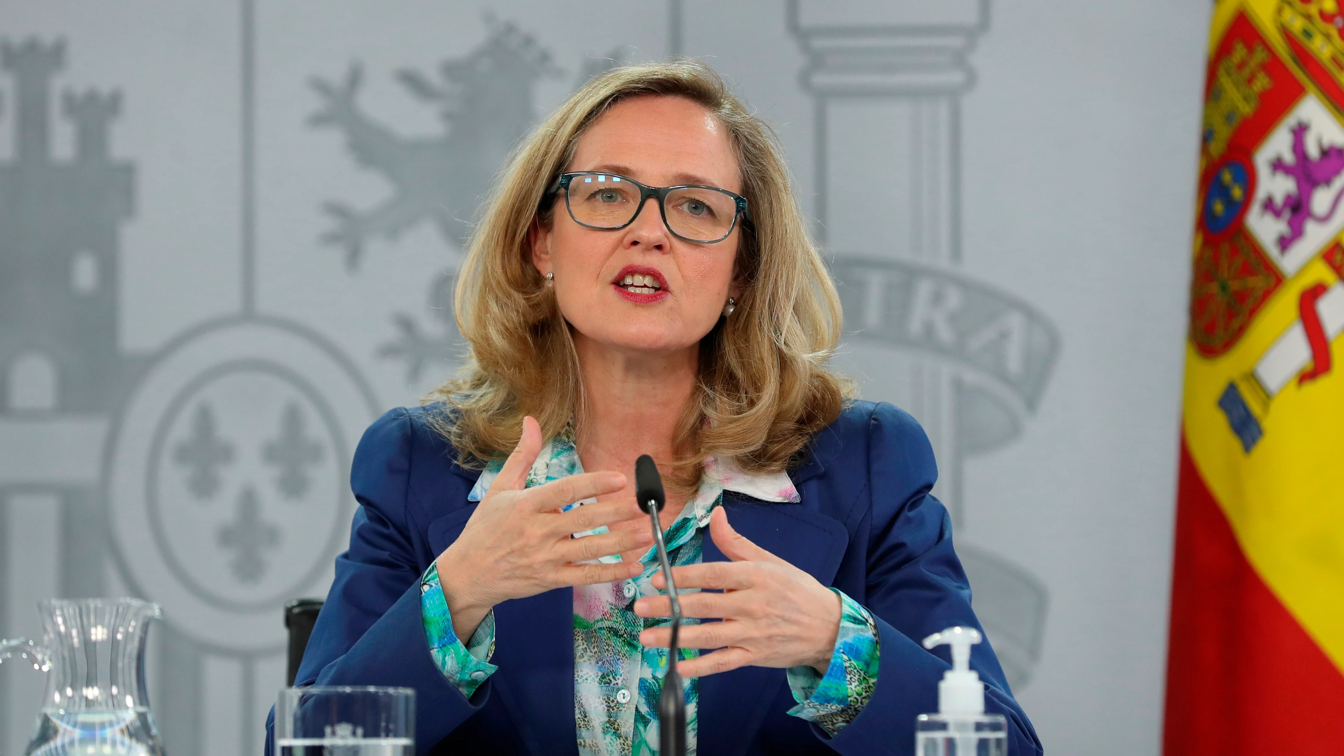 La ministra de Asuntos Económicos, Nadia Calviño La ministra de Asuntos Económicos, Nadia Calviño