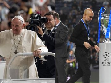 El elogio del papa Francisco a Guardiola tras perder la final de la Champions League