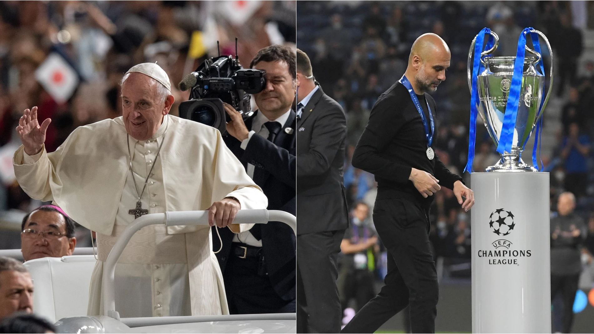 El elogio del papa Francisco a Guardiola tras perder la final de la Champions League