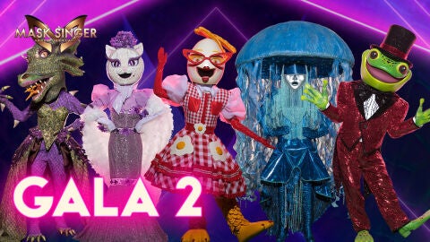 Las cinco máscaras de la gala 2 de 'Mask Singer'