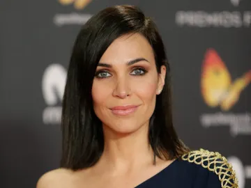 Nerea Garmendia posando ante los medios Nerea Garmendia posando ante los medios