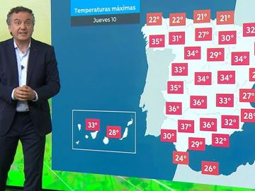 La previsi&oacute;n 9 junio