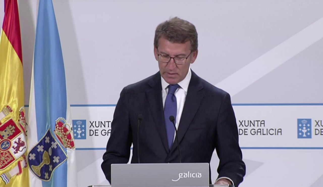 Así ha sido la comparecencia de Alberto Núñez Feijóo de hoy 9 de junio sobre las restricciones en Galicia, en vídeo Así ha sido la comparecencia de Alberto Núñez Feijóo de hoy 9 de junio sobre las restricciones en Galicia, en vídeo