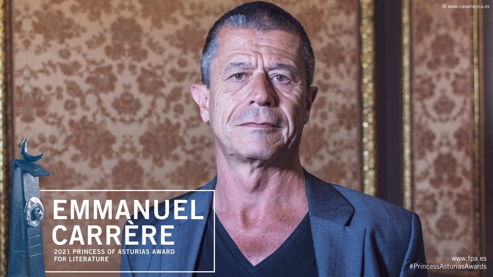 Emmanuel Carrère, Premio Princesa de Asturias de las Letras 2021