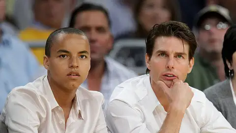 Connor Cruise y su padre, Tom Cruise Connor Cruise y su padre, Tom Cruise