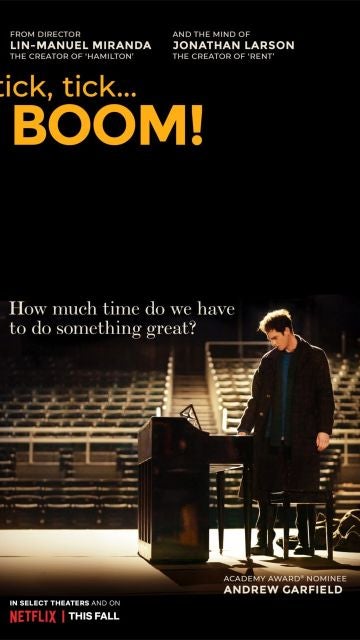 Póster de 'Tick, tick... Boom!'
