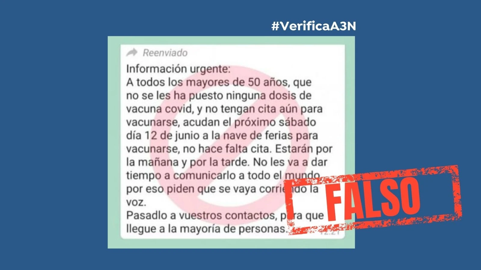 Nuevo bulo sobre la vacunaci&oacute;n en Taranc&oacute;n.