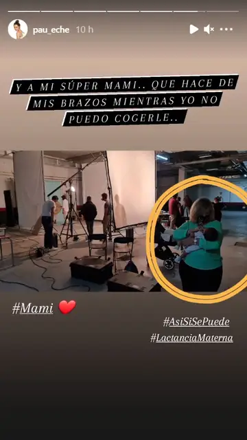 Paula Echevarría agradece a su madre Paula Echevarría agradece a su madre