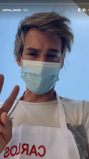 Carlos Baute cocinando Carlos Baute cocinando