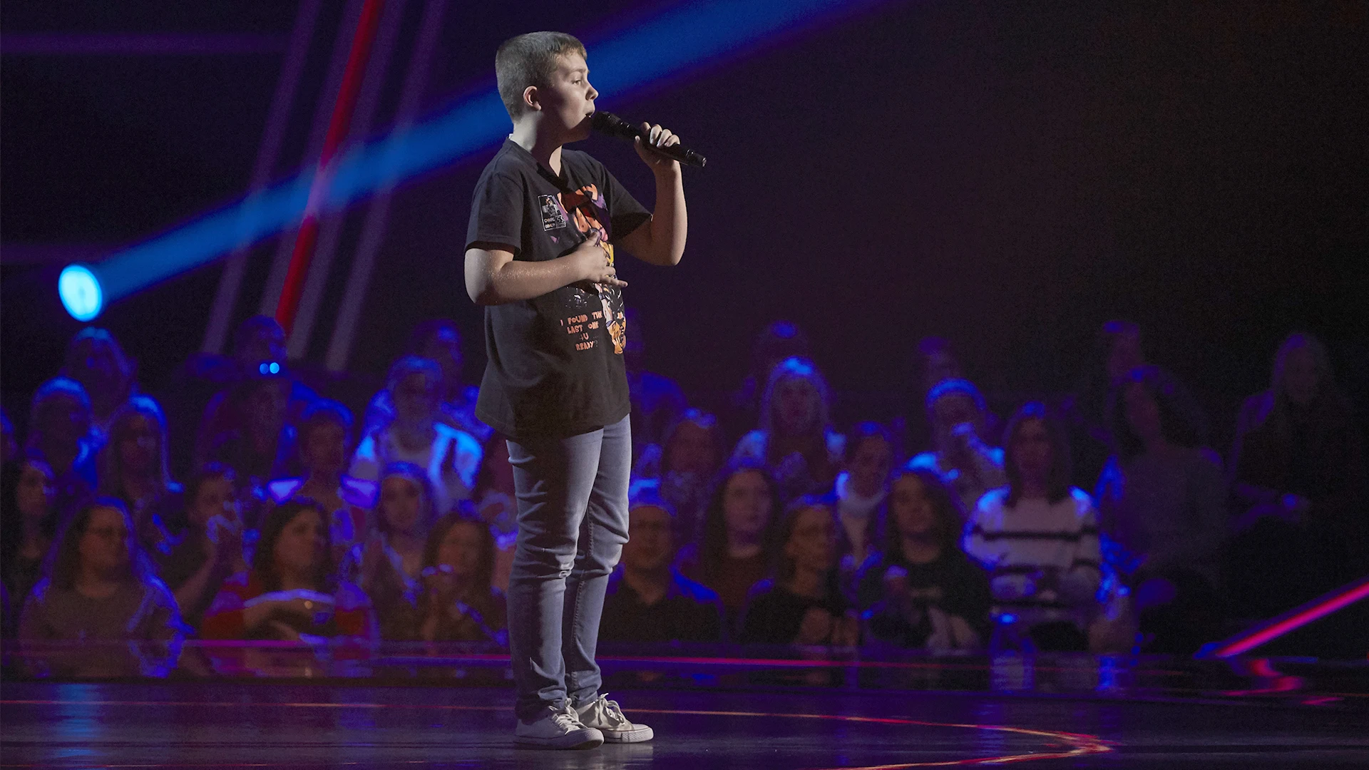 Santiago Padilla canta ‘Suo gan’ en las Audiciones a ciegas de ‘La Voz Kids’ Santiago Padilla canta ‘Suo gan’ en las Audiciones a ciegas de ‘La Voz Kids’