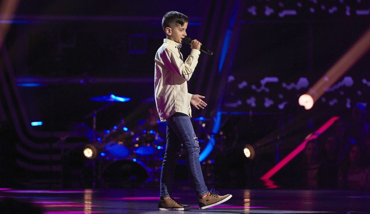 Elieser Betancort canta ‘Mi princesa’ en las Audiciones a ciegas de ‘La Voz Kids’