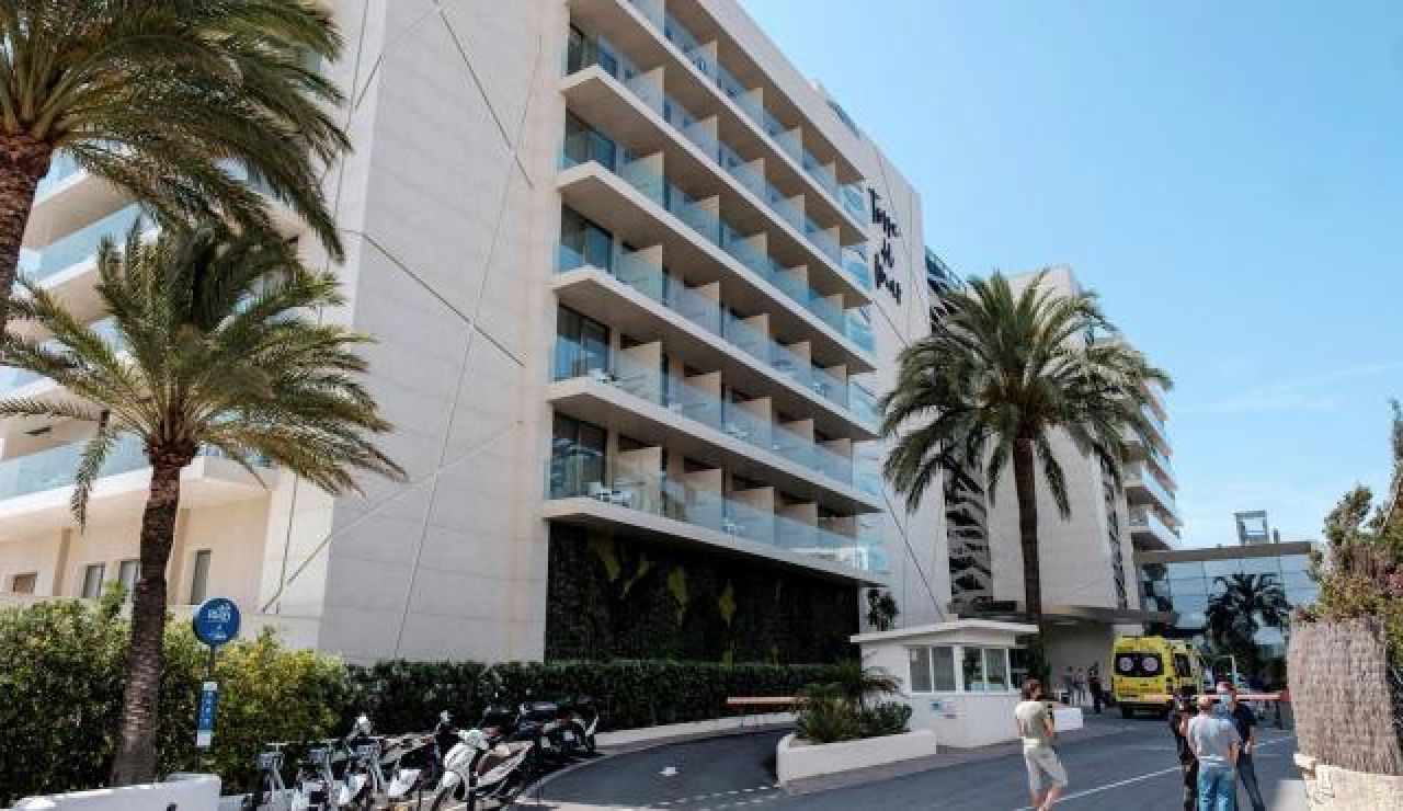 Hotel de Platja d'en Bossa, Ibiza. Hotel de Platja d'en Bossa, Ibiza.