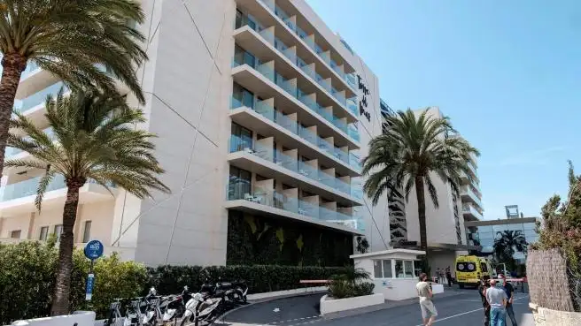 Hotel de Platja d'en Bossa, Ibiza. Hotel de Platja d'en Bossa, Ibiza.